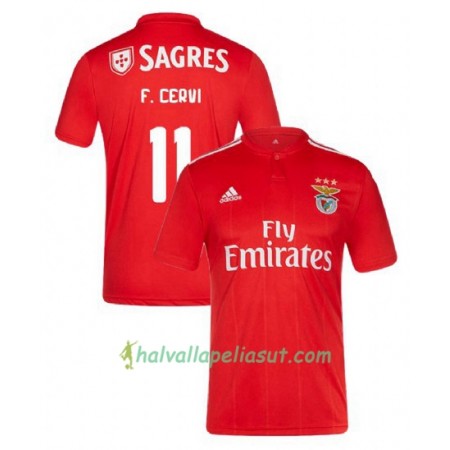 Jalkapallo Pelipaidat Benfica Franco Cervi 11 Kotipaita 2018-2019 Lyhythihainen